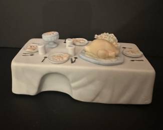 Precious Moments "We Gather Together To Ask The Lord's Blessing" Thanksgiving Tabletop Display