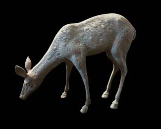 Vintage Cast Metal Deer Figurine