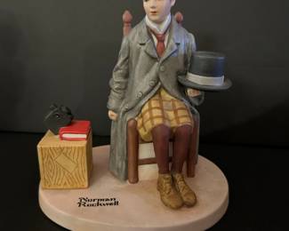 Norman Rockwell "Self-Portrait" Porcelain Figurine by Danbury Mint