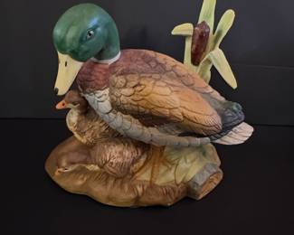Andrea by Sadek Mallard Duck and Duckling Figurine