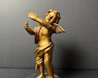 Gilt Bronze Putto Figurine