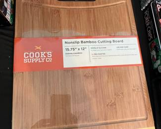 Cook's Supply Co. Nonslip Bamboo Cutting Board 15.75" x 12"