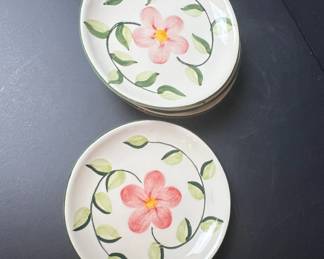 CIC Certified International Floral Dessert Plates Set of 