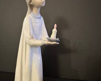 Lladro #4868 "Girl with Candle" Porcelain Figurine