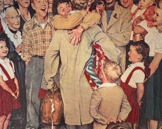 Norman Rockwell "Christmas Homecoming" Collector Plate