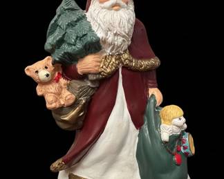Santa Claus Figurine with Toys
