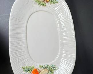 Signature Housewares Inc. Ceramic Fruit and Mushroom Soup Tureen with Ladle and Underplate third image