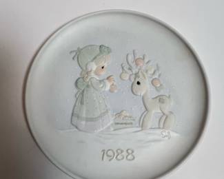 Merry Christmas Deer Collector Plate