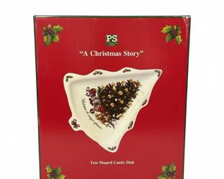 Portmeirion Studio A Christmas Story Tree Shaped Candy Dish