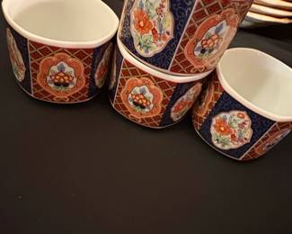 Japanese Imari Style Soba Choko Cups sold individually