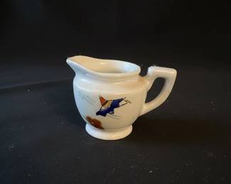 Ceramic Creamer with Abstract Design