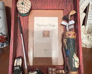 Russ Highland Ridge D Golf Themed Picture Frame
