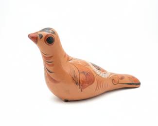 Tonala Terracotta Bird Figurine, Mexico