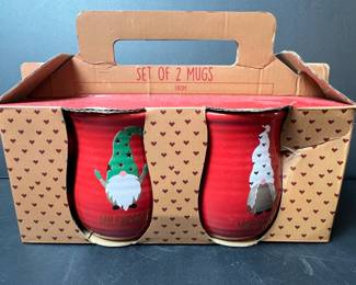 Set of Mr. Gnome Ceramic Mugs by MHI