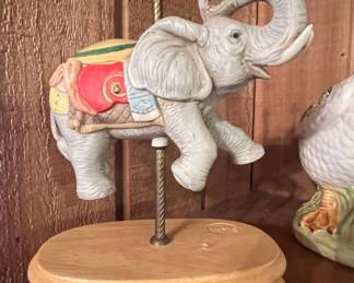 Carousel Elephant Music Box by Midwest of Cannon Falls