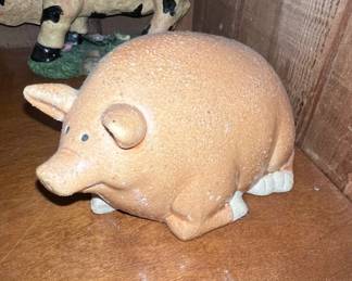 Ceramic Pig Figurine B