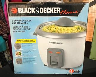 Black  Decker Cup Rice Cooker and Steamer RC