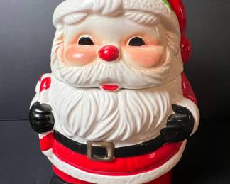 Vintage Ceramic Santa Claus Cookie Jar