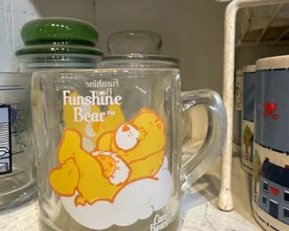 Care Bears Funshine Bear Glass Mug  Pizza Hut