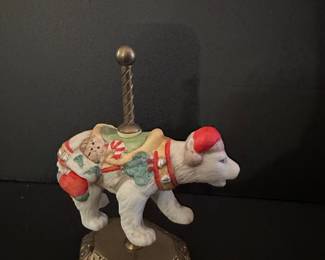 Hallmark Keepsake Grand Polar Bear Carousel Ride Christmas Ornament