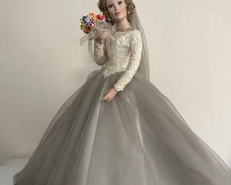 Doll 2: Ashton-Drake Galleries "Spring Promise" Porcelain Bride Doll
