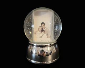 Neil Enterprises Inc. Mini Photo Snow Globe with Silver Base