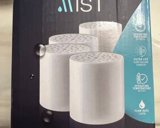 MIST MSC481 Replacement Shower Filter Cartridge (4-Pack)