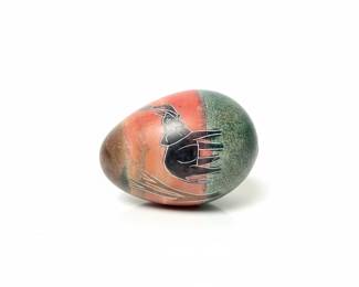 Hand Carved Soapstone Egg  Made in Kenya