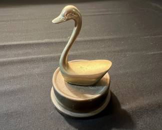 Brass Swan Figurine