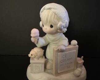 Precious Moments "Ice Cream, Any Flavor 5¢" Figurine