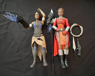 Marvel Legends Nakia and Shuri Action Figures