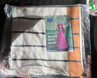 CQC LA Handcrafted Throw Blanket with Tassels