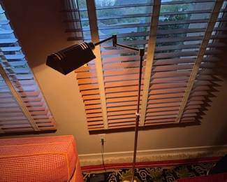 Solid brass floor lamp- swivels