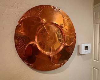 Copper wall art