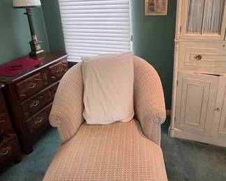 Upholstered chaise seating- excellent condition
