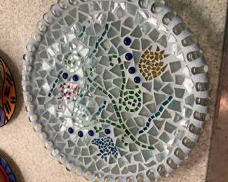 Handmade Mosiac art piece/platter