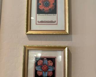 Hand colored Copperplate engraving by the Italian artist Carlo Antonini- 4 different pieces available