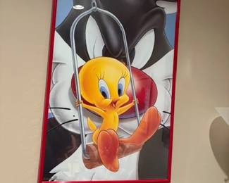 Tweety Bird and Sylvester print