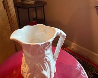 Burleigh Staffordshire ironstone pitcher- Vintage English piece