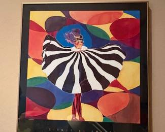 Cirque Du Soleil colorful print