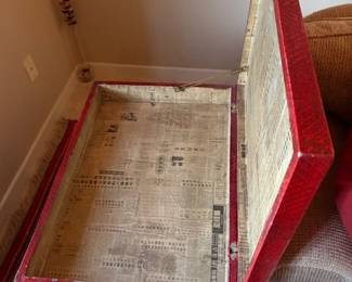 Inside storage- Asian side table