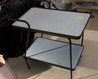 Mid Century 2-tier serving or Bar cart 1950's -70's