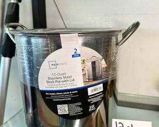 12 QT Stainless Steel Stock Pot