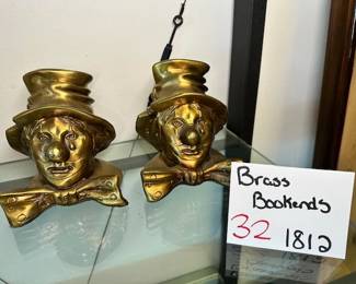 Brass Bookends 