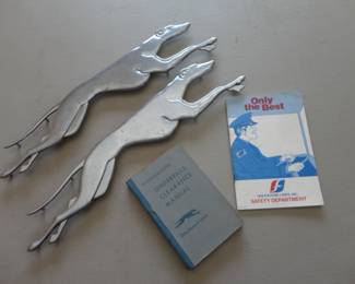 Vintage Greyhound Bus Items (owner drove one)