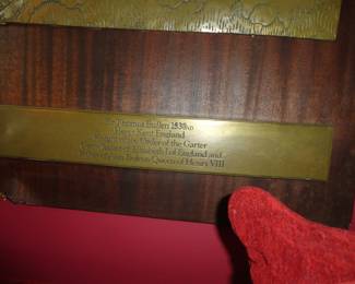 Sir Thomas Bullen 1538AD Knight of the Order of the Garter/ Father of Ann Boleyn Queen of Henry VIII