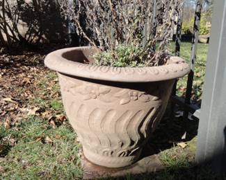 There are 2 of these large Planters