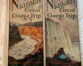 Lot #4 Diverse and nostalgic lot of mid-20th-century American paper ephemera - Bryce Canyon, Niagara Falls, Santa Fe Rail Road