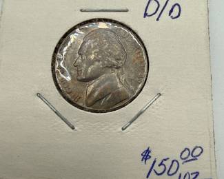 Lot #93 Vintage Jefferson Nickel Collection | WWII Silver War Nickels, Full Steps (FS), Early Dates & P-D-S Mint Marks
Time le