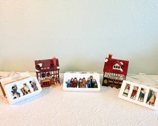 Lot #363 Dept. 56 Christmas Village Lot – Buildings & Figurines – Holiday Village Display Pieces